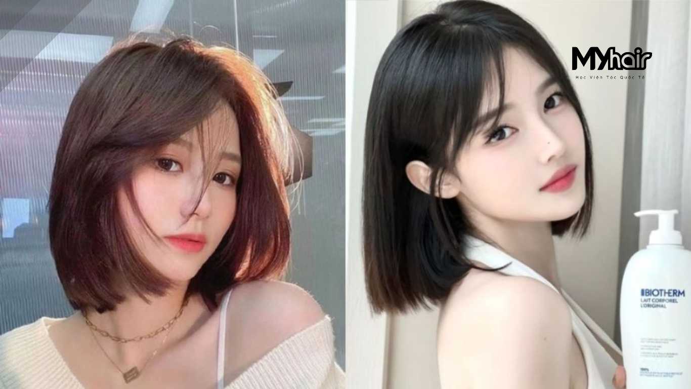 Các kiểu tóc ngắn hợp cho mặt tròn