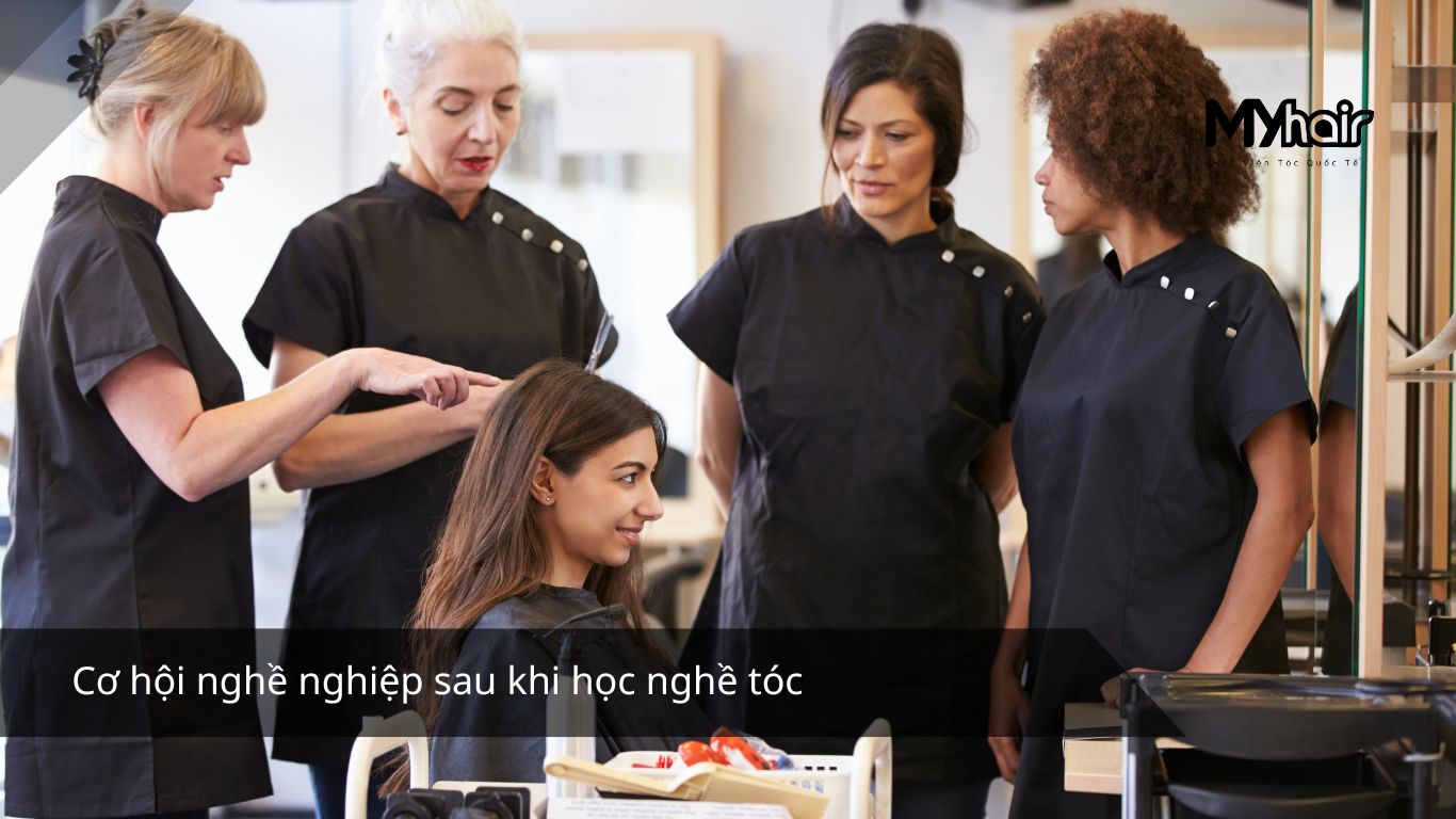 Cơ hội nghề nghiệp sau khi học nghề tóc
