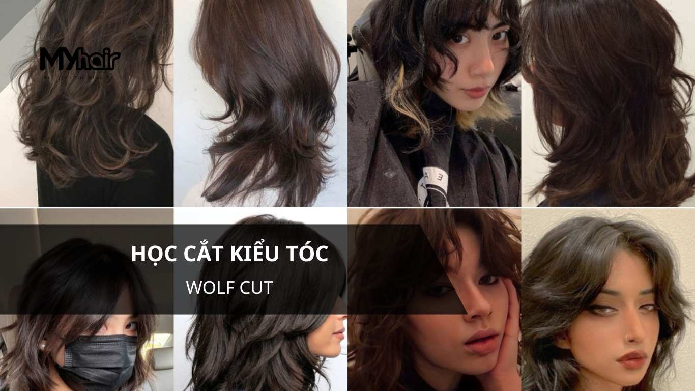 Học cắt kiểu tóc Wolf Cut