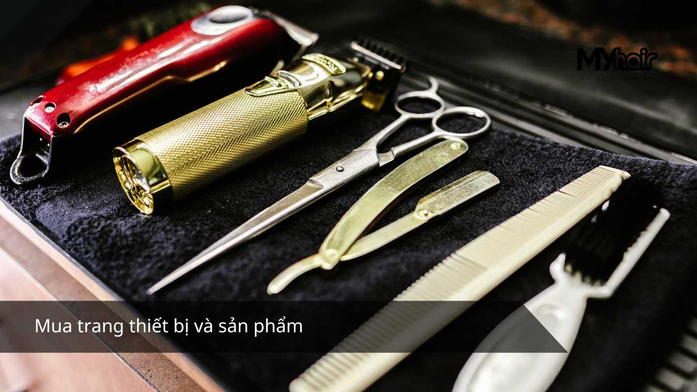 Mua trang thiết bị và sản phẩm
