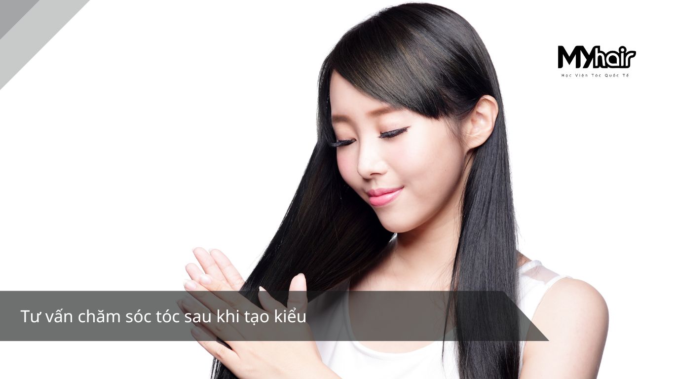 Tư vấn chăm sóc tóc sau khi tạo kiểu