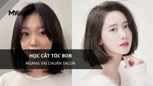Học cắt tóc bob ngang vai chuẩn salon