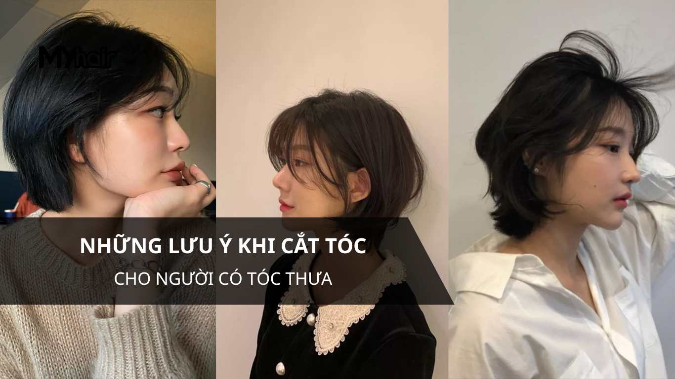 Những lưu ý khi cắt tóc cho người có tóc thưa