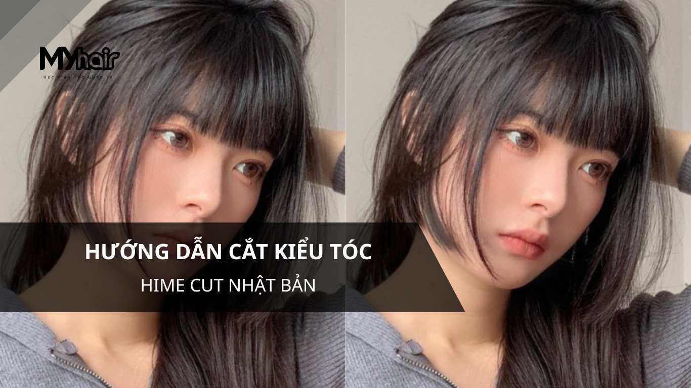 Hướng dẫn cắt kiểu tóc Hime Cut Nhật Bản