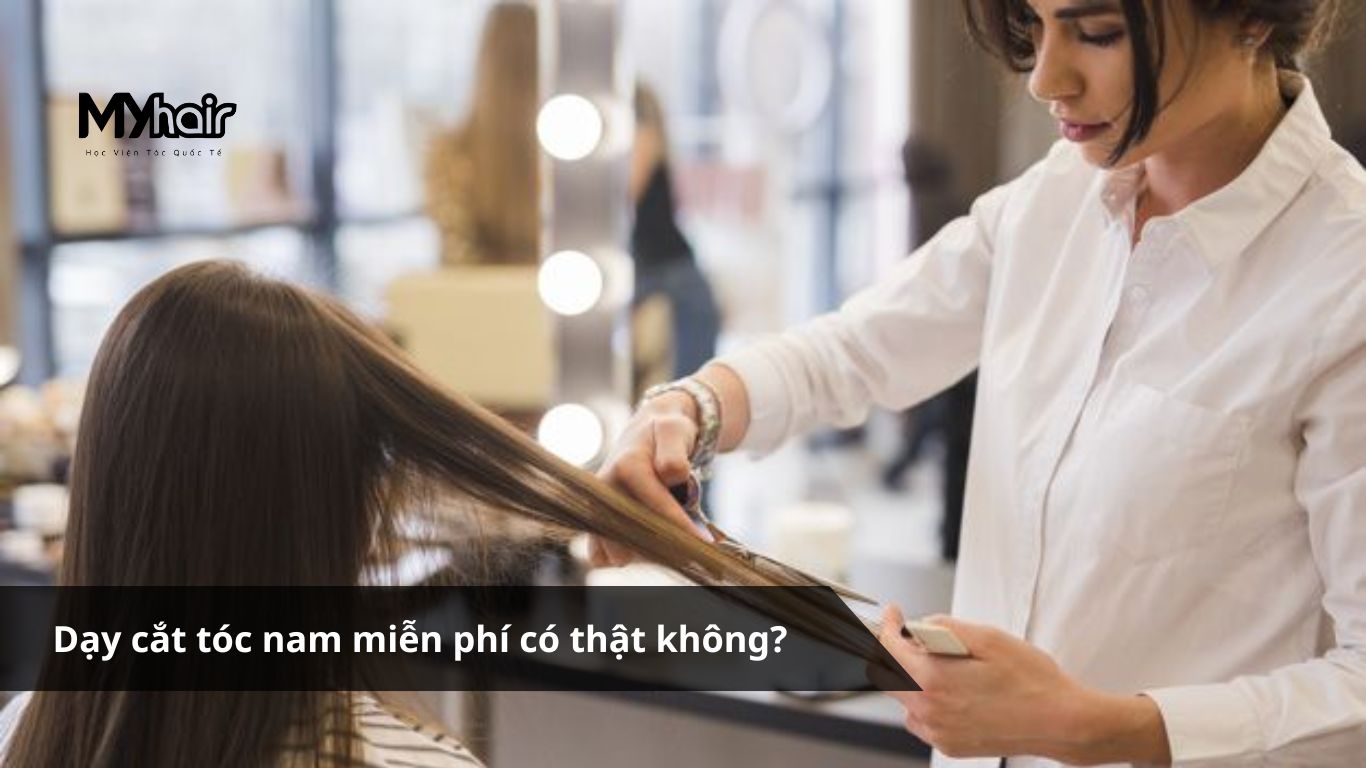 Dạy cắt tóc nam miễn phí có thật không?