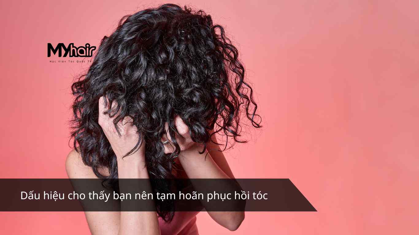 Dấu hiệu cho thấy bạn nên tạm hoãn phục hồi tóc