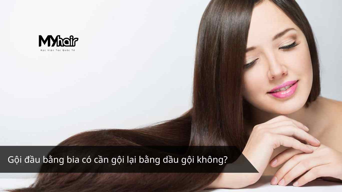 Gội đầu bằng bia có cần gội lại bằng dầu gội không?