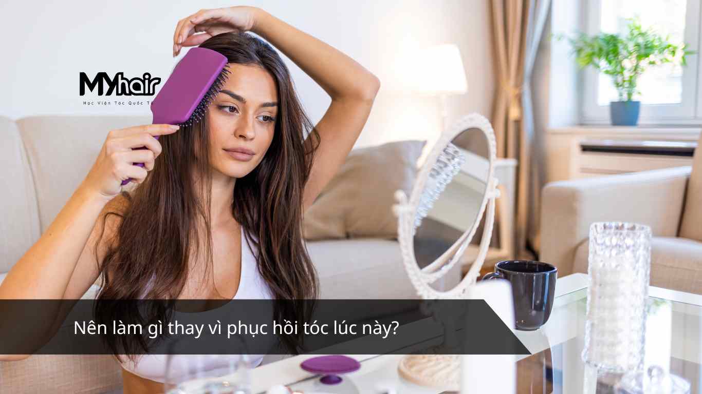 Nên làm gì thay vì phục hồi tóc lúc này?