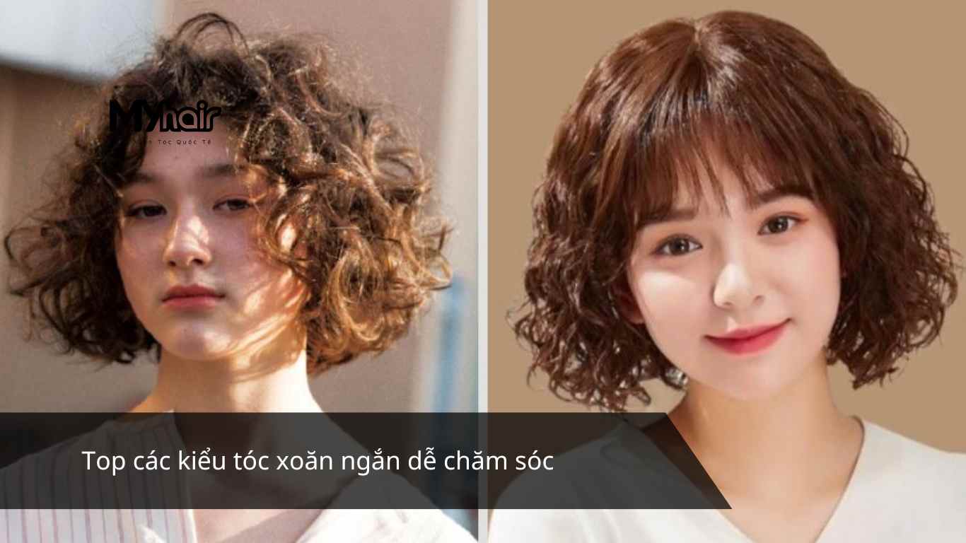 Top các kiểu tóc xoăn ngắn dễ chăm sóc