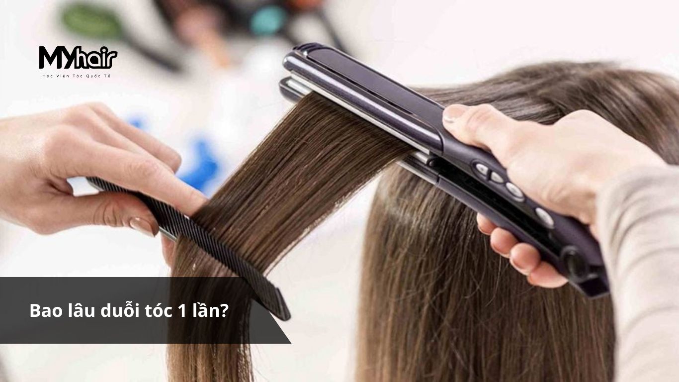Bao lâu duỗi tóc 1 lần?
