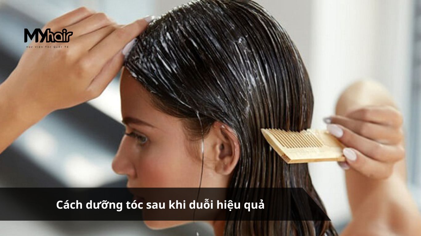 Dưỡng tóc sau khi duỗi – Tránh sử dụng nhiệt