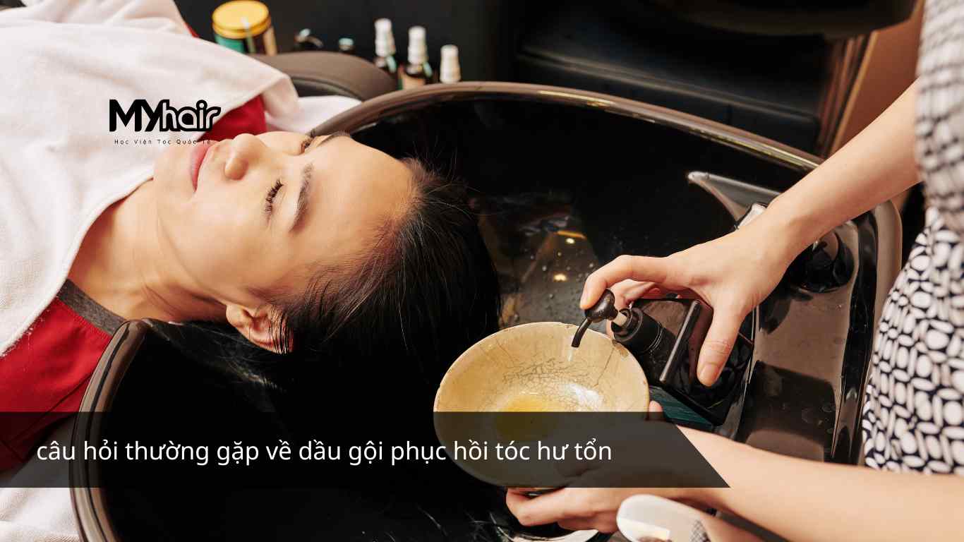 câu hỏi thường gặp về dầu gội phục hồi tóc hư tổn