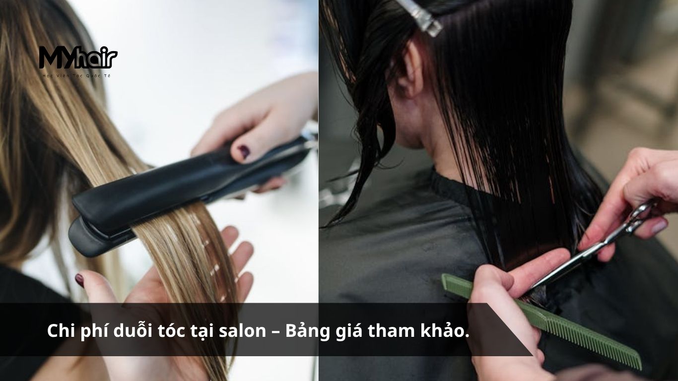 Bảng giá duỗi tóc theo cấp độ salon