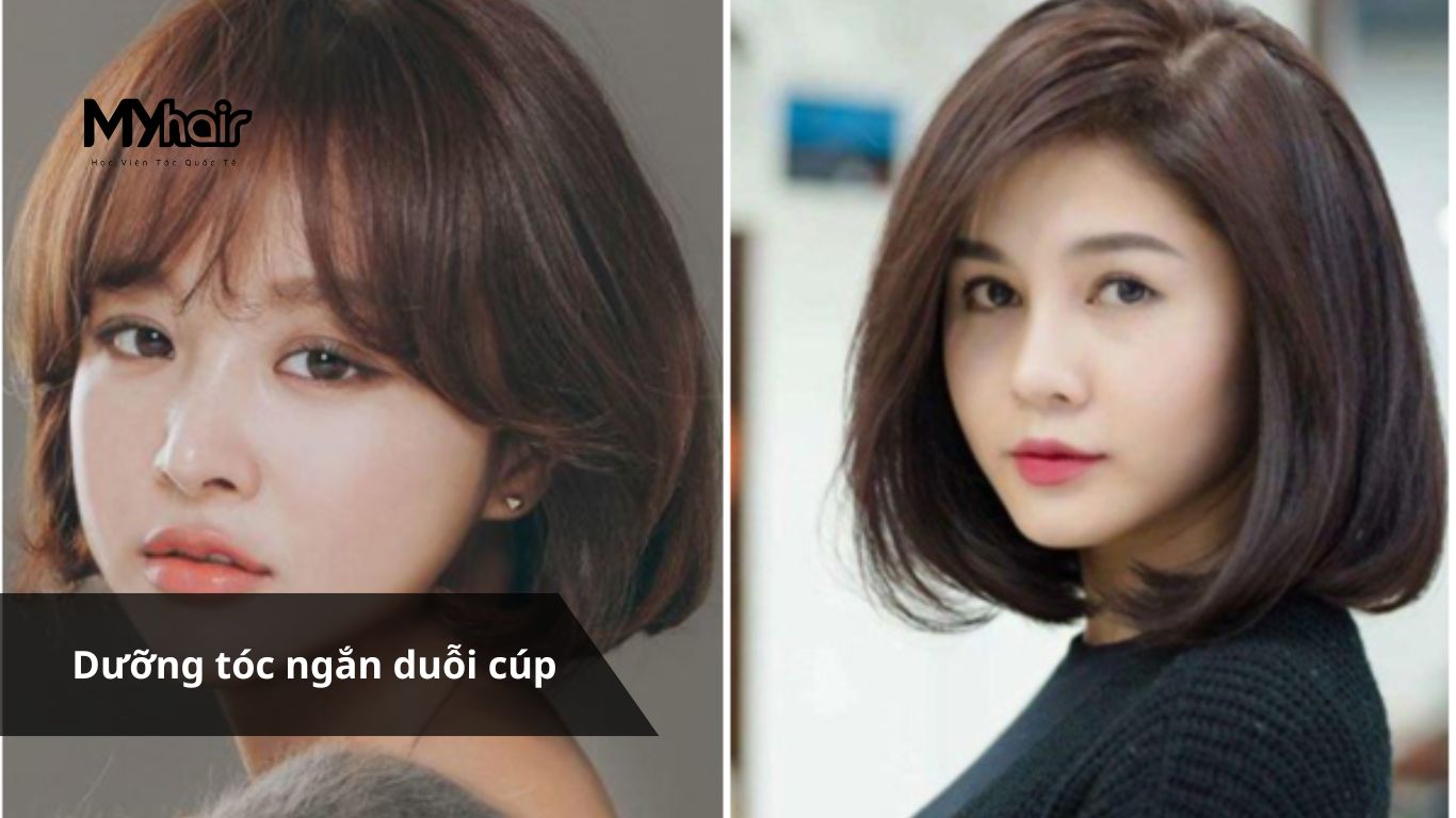Dưỡng tóc ngắn duỗi cúp