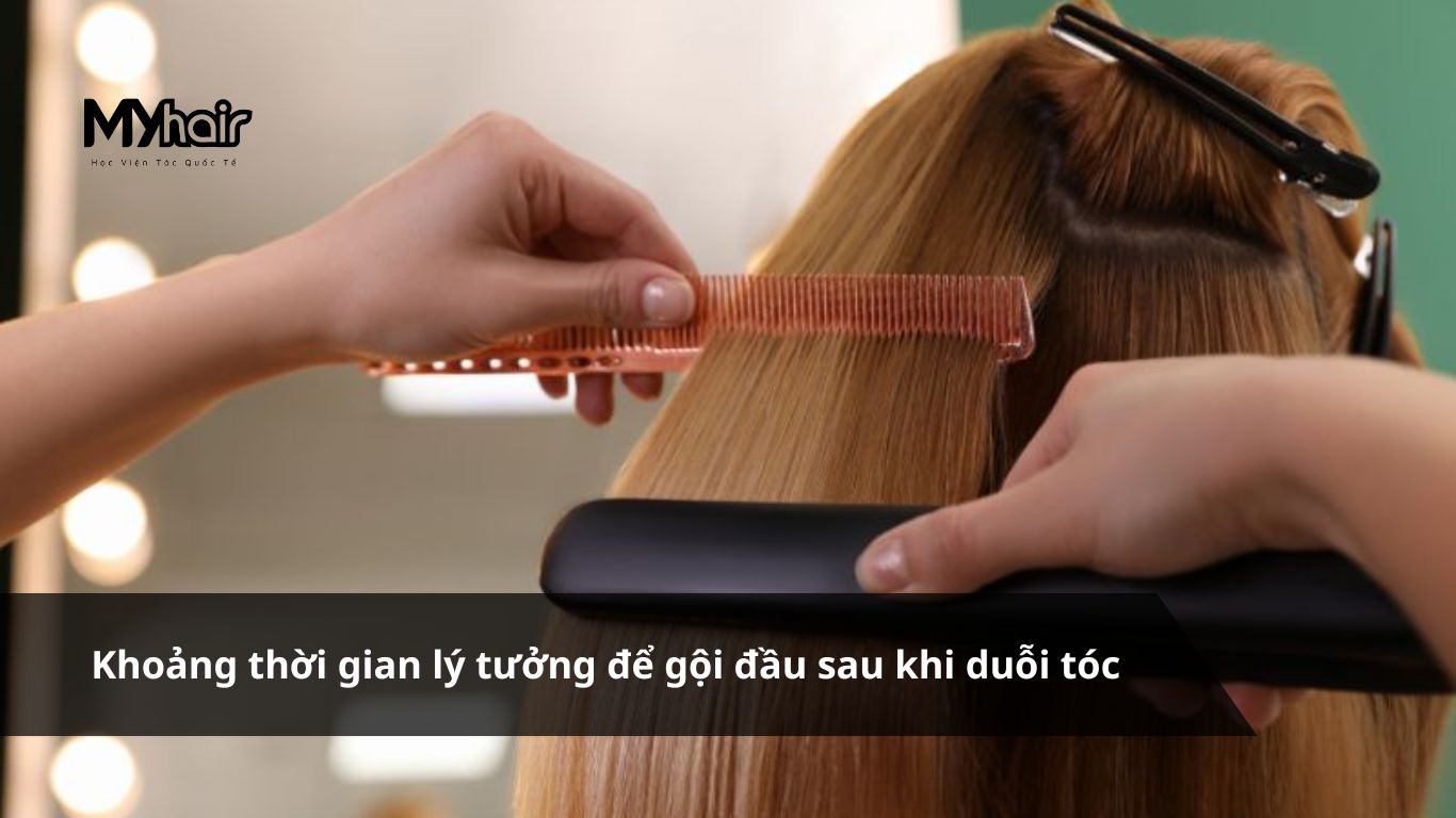 Duỗi tóc bao lâu thì gội đầu – Mẹo xử lý khi tóc bết trong thời gian chờ