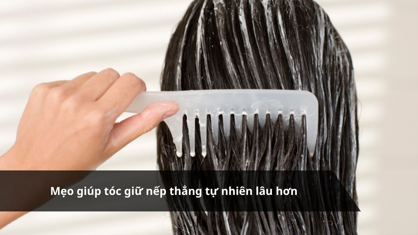 Cách duỗi tóc thẳng tự nhiên – Hạn chế nhiệt và hóa chất