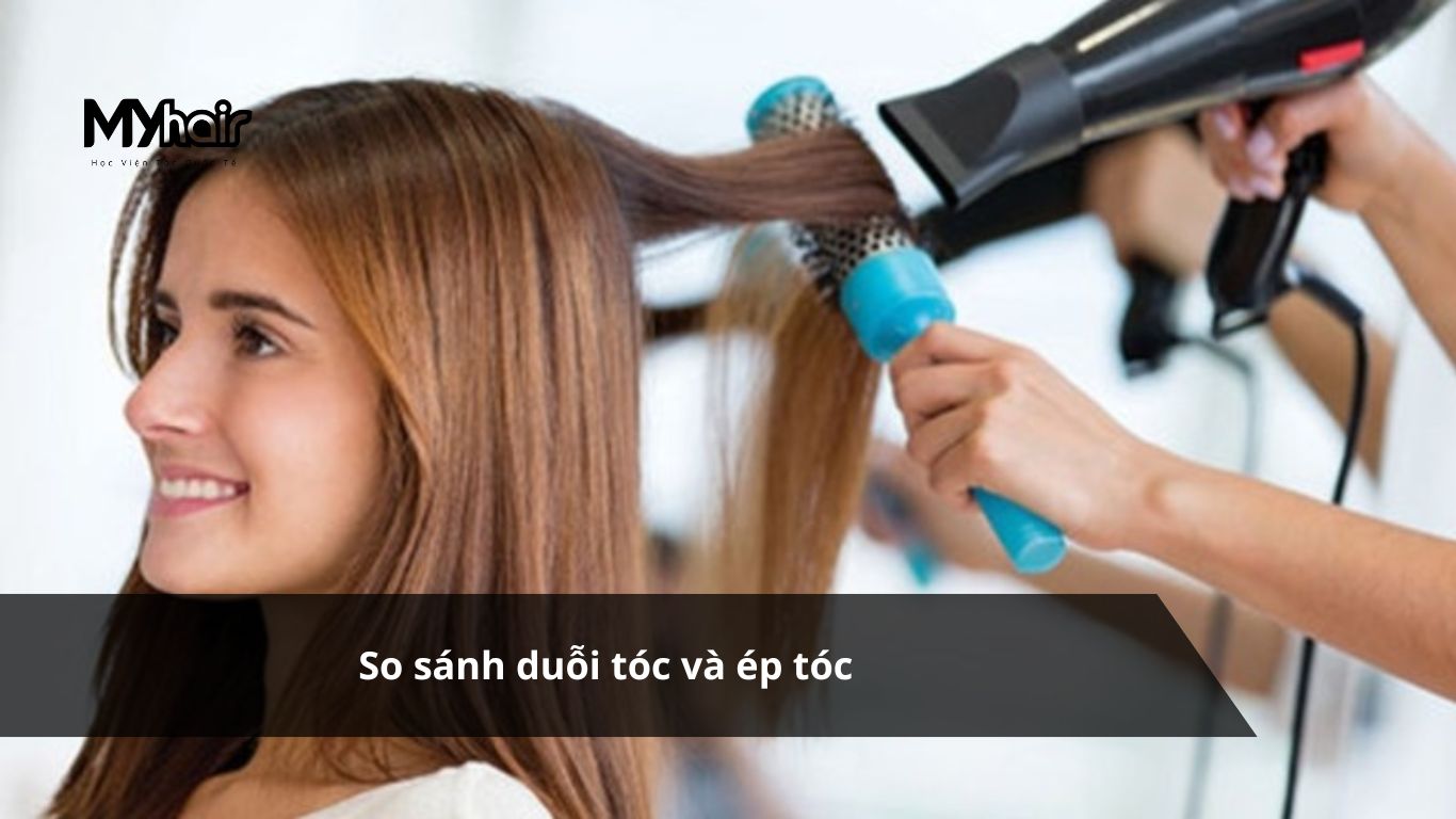 So sánh chi tiết duỗi tóc và ép tóc – Giá thành