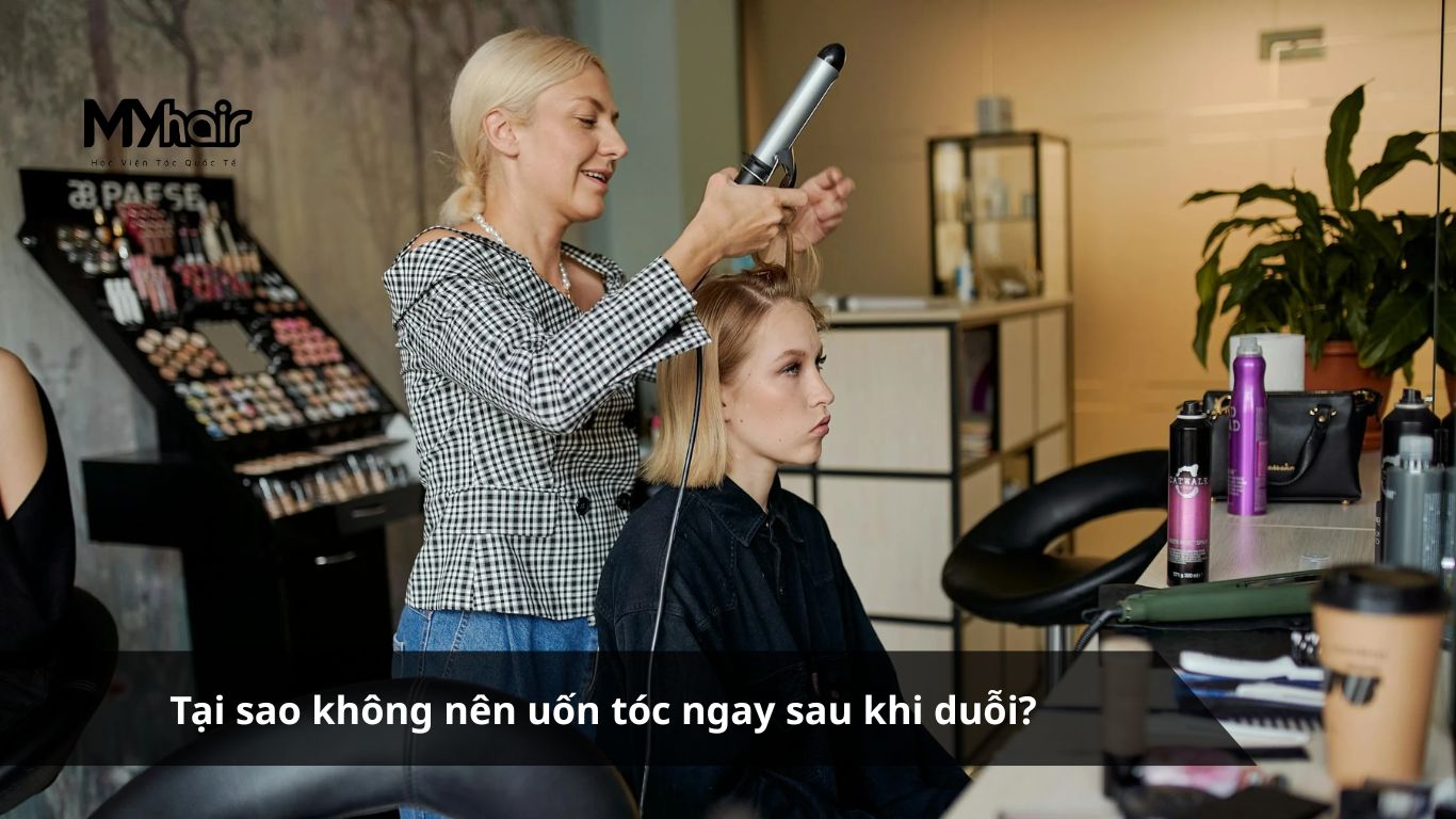 Duỗi tóc bao lâu thì uốn được – Tại sao không nên uốn tóc ngay sau khi duỗi?