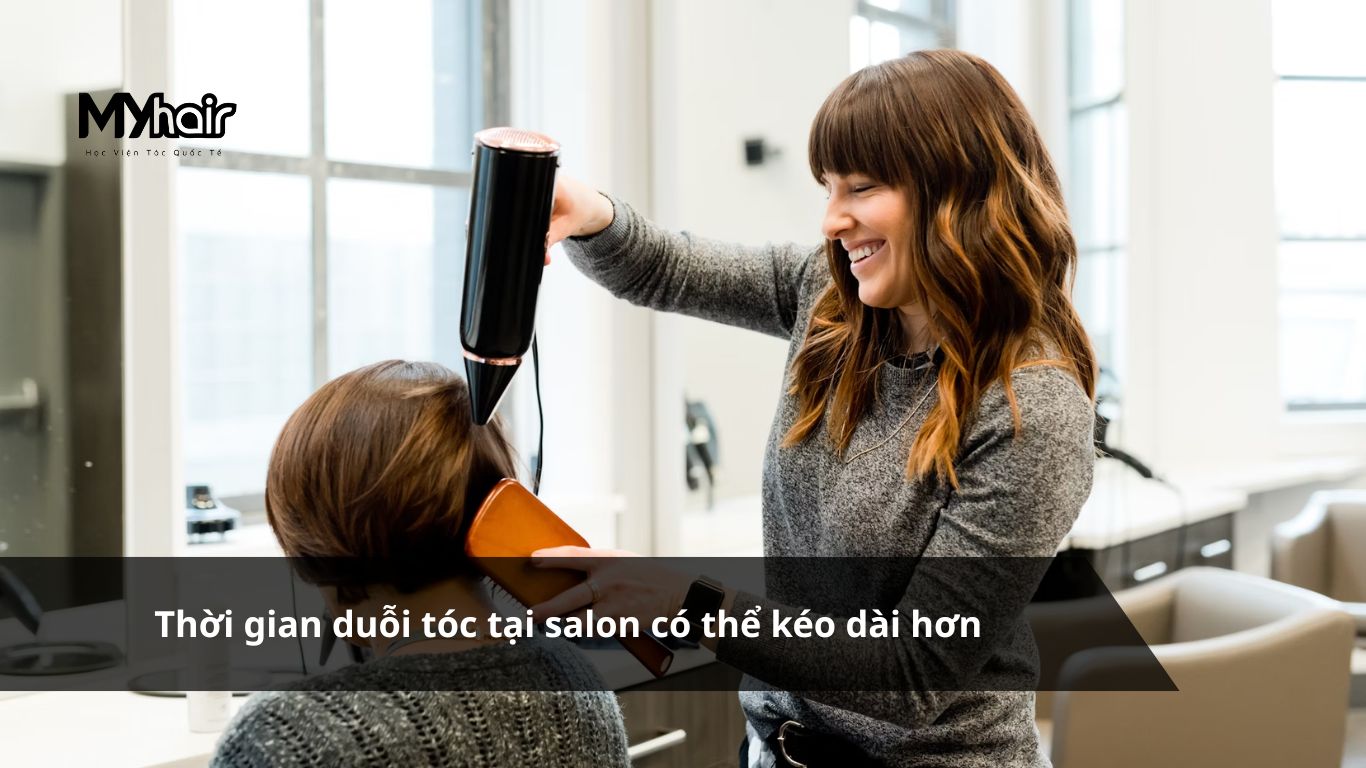 Duỗi tóc mất bao lâu – Thời gian duỗi tóc tại salon có thể kéo dài hơn
