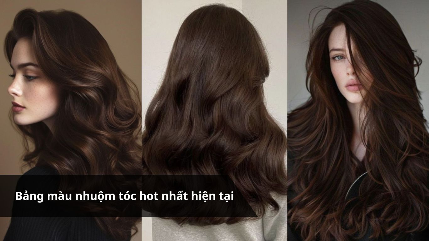 Nhuộm tóc đẹp 2026 – Bảng màu nhuộm tóc hot nhất hiện tại