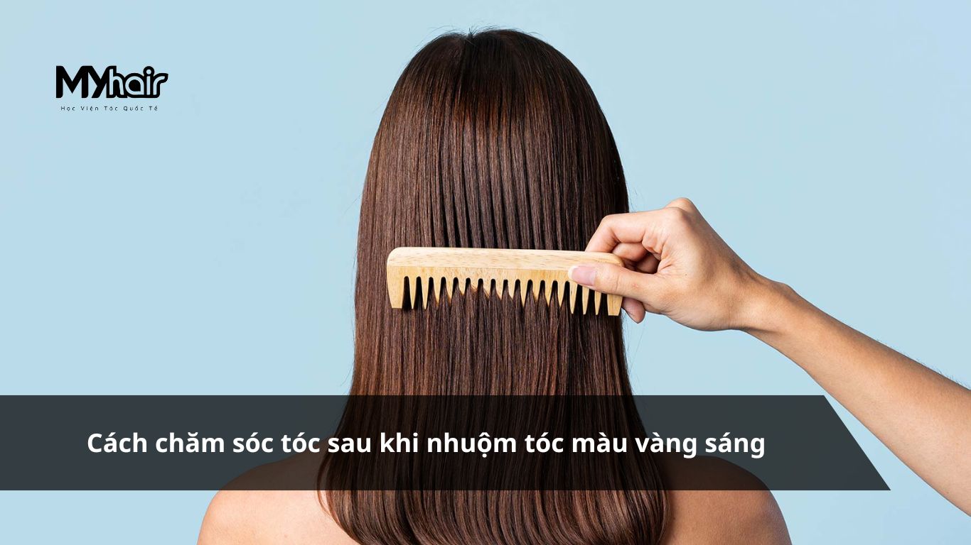 Nhuộm tóc màu vàng sáng – Chọn theo phong cách cá nhân