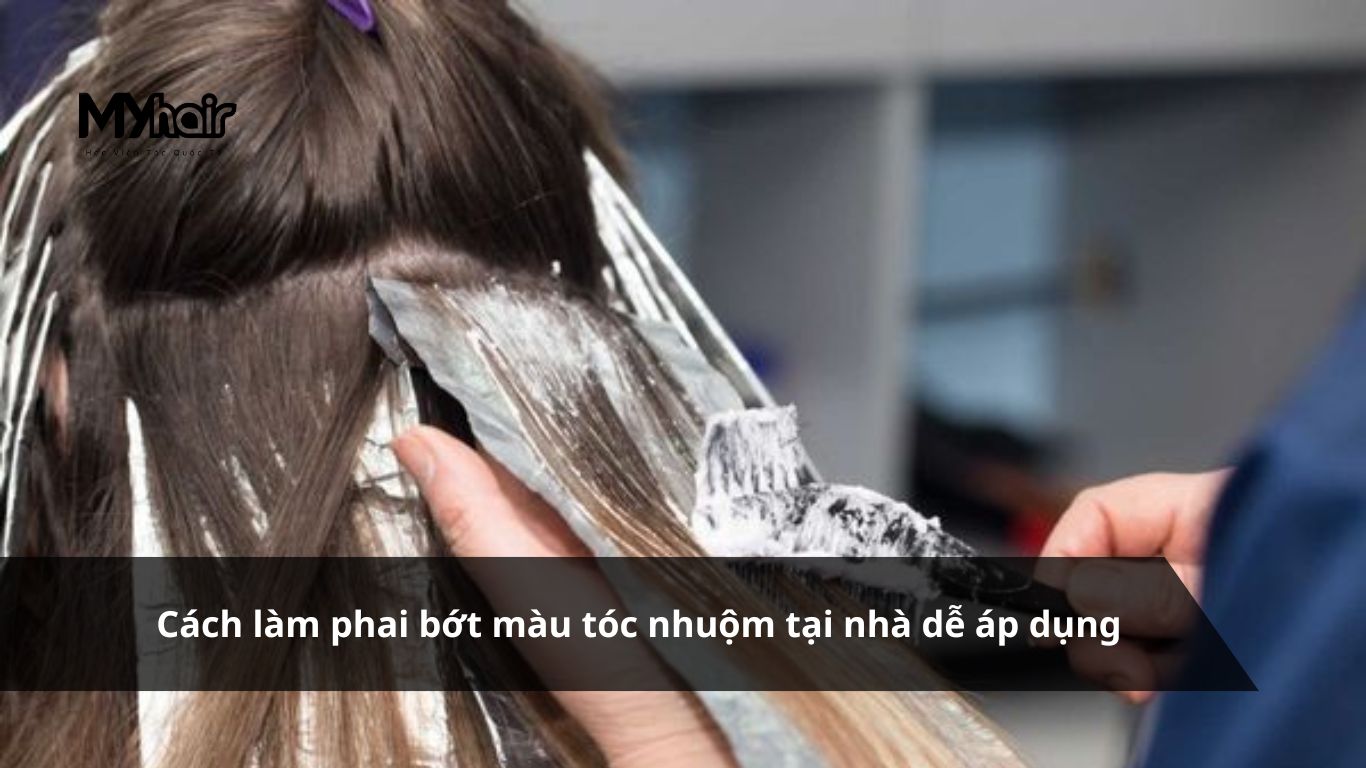Cách làm phai bớt màu tóc nhuộm tại nhà dễ áp dụng