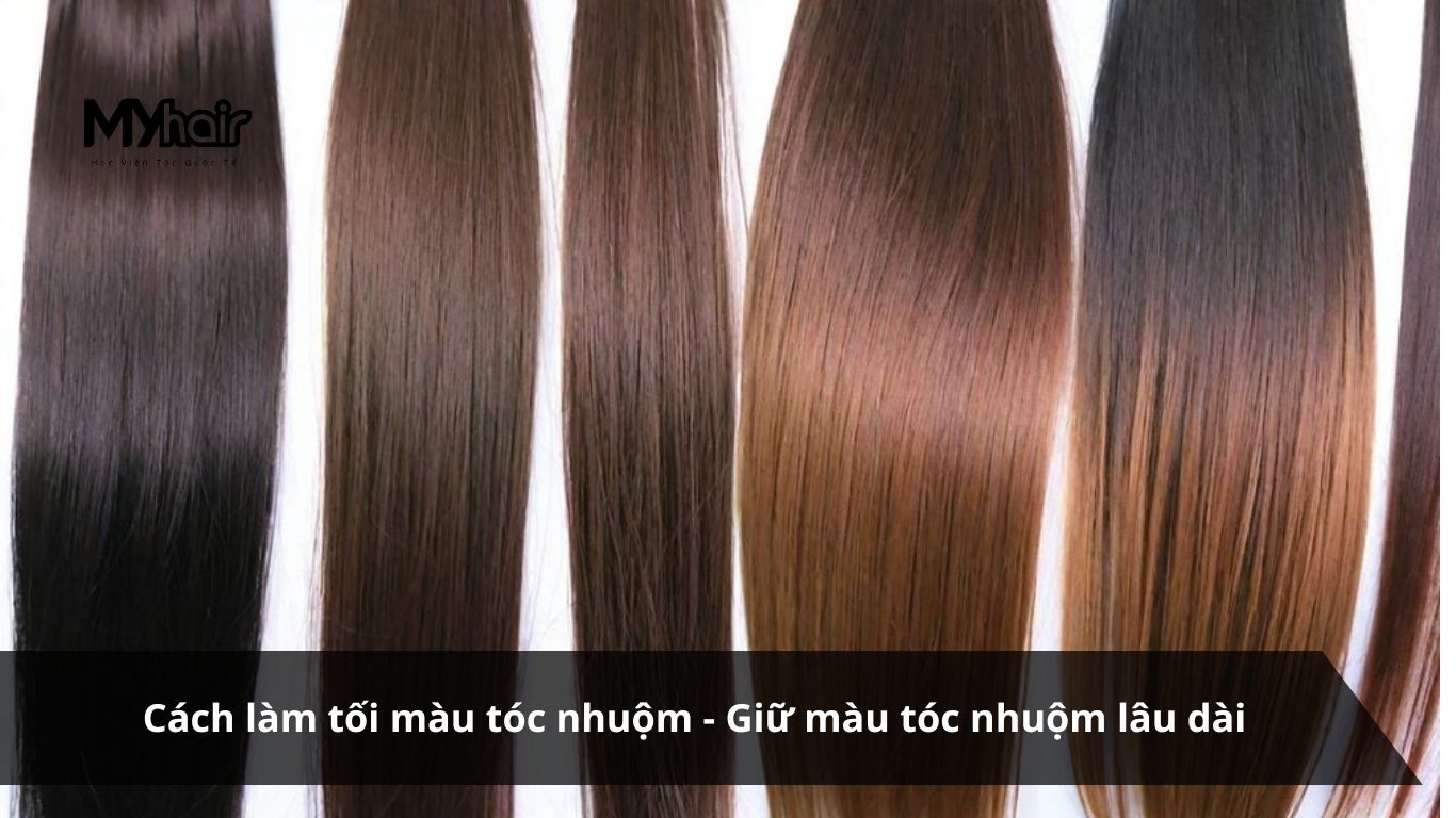 Cách làm tối màu tóc nhuộm – Giữ màu tóc nhuộm lâu dài