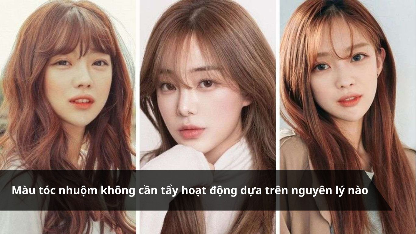 Màu tóc nhuộm không cần tẩy hoạt động dựa trên nguyên lý nào