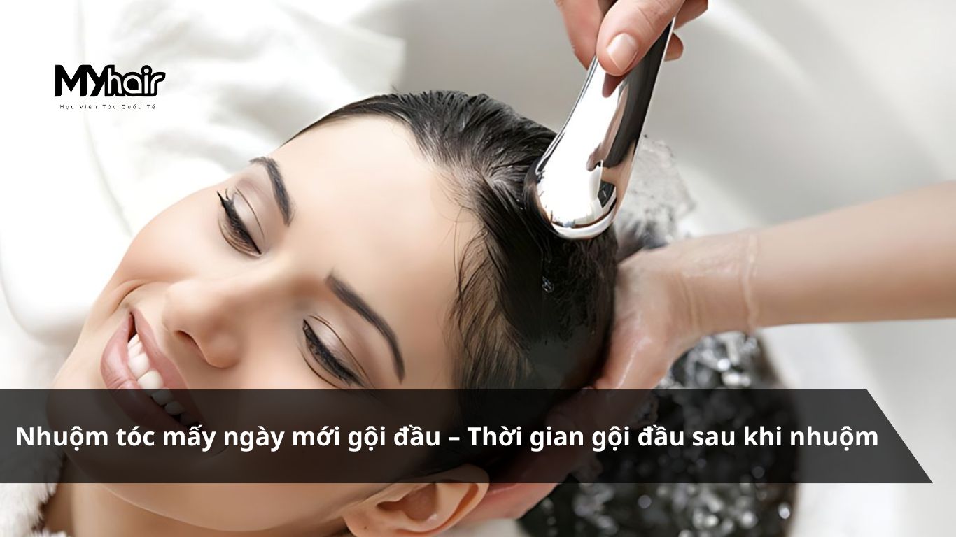 Nhuộm tóc mấy ngày mới gội đầu – Thời gian gội đầu sau khi nhuộm
