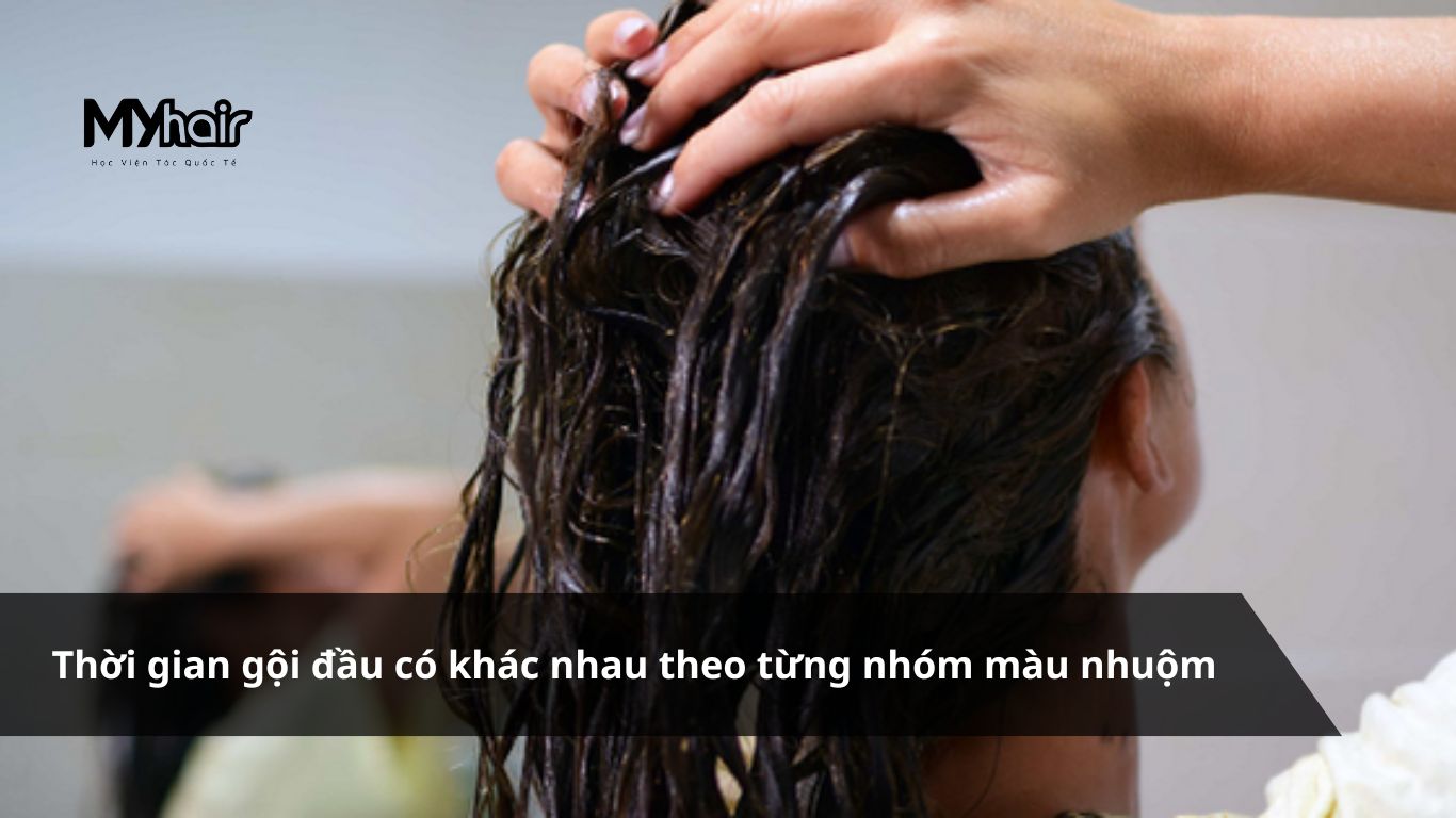 Nhuộm tóc mấy ngày mới gội đầu – Thời gian gội đầu có khác nhau theo từng nhóm màu nhuộm