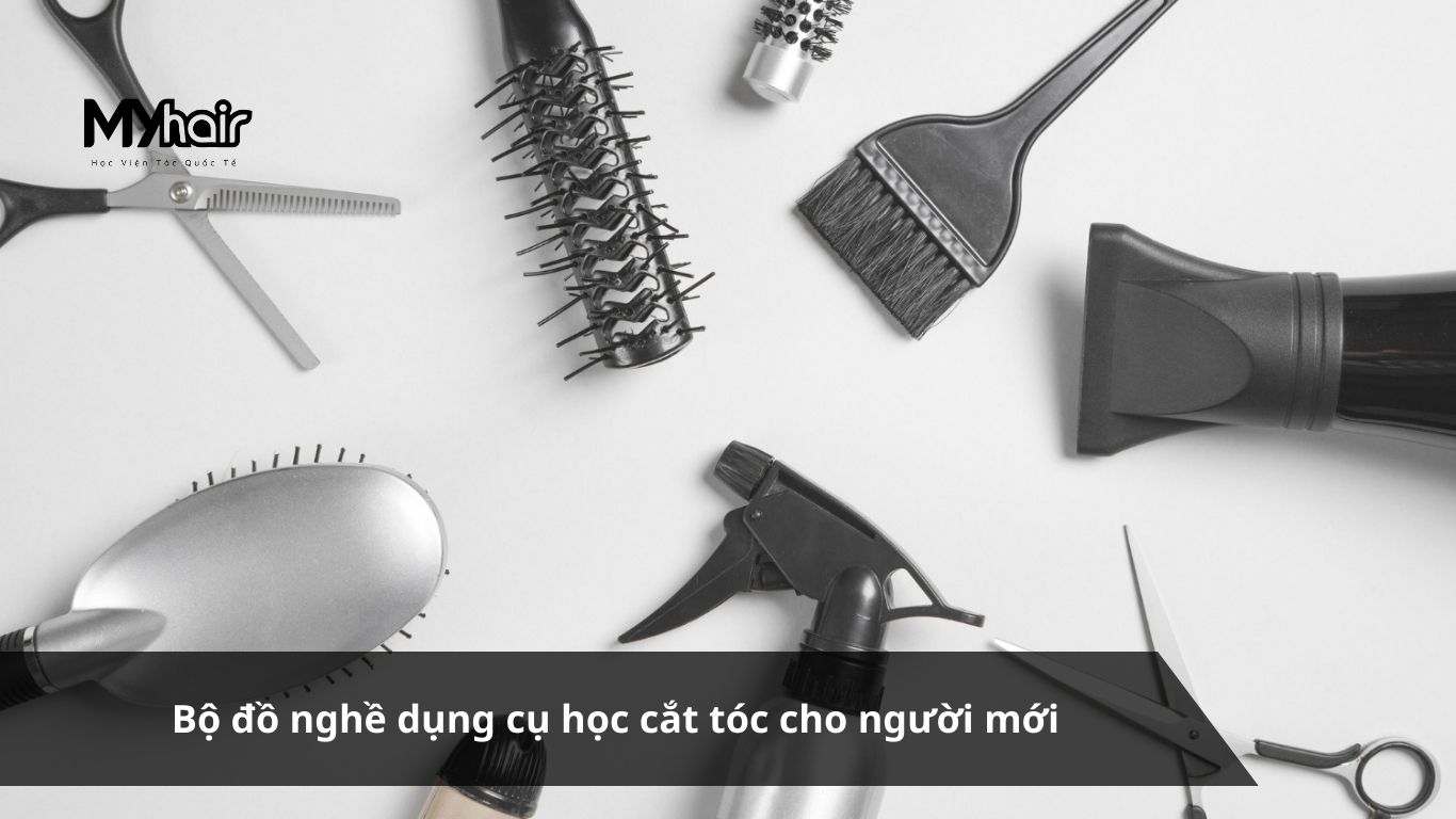 Bộ đồ nghề dụng cụ học cắt tóc cho người mới