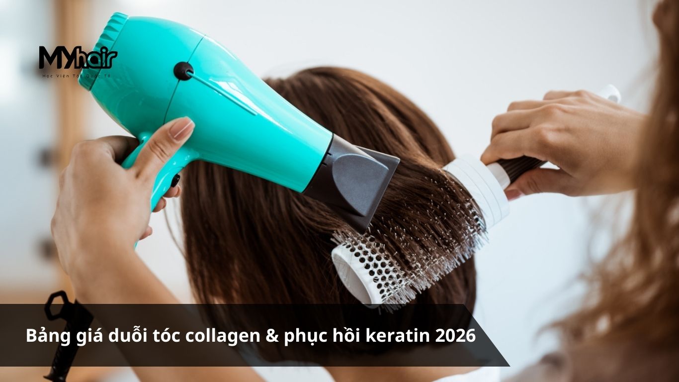 Bảng giá duỗi tóc collagen & phục hồi keratin 2026