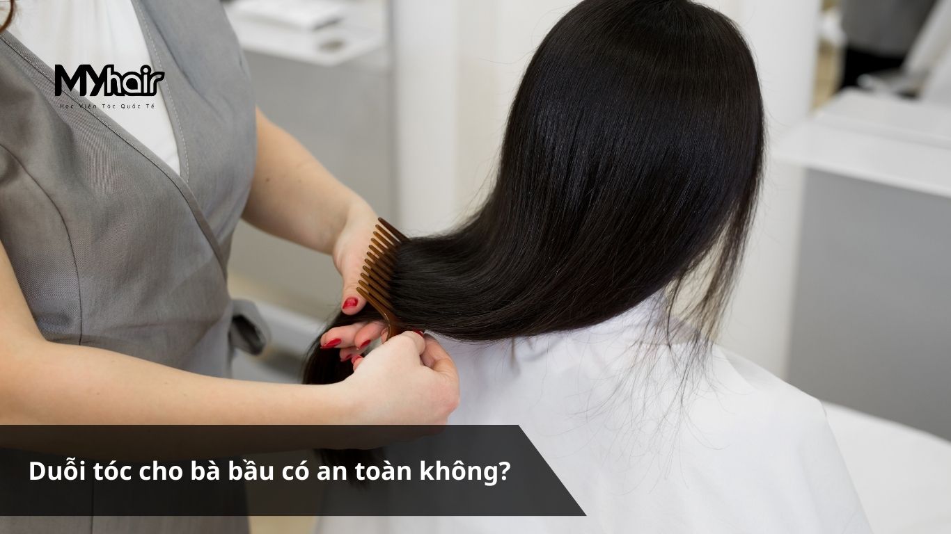 Duỗi tóc cho bà bầu có an toàn không Bí quyết làm đẹp thai kỳ 2026
