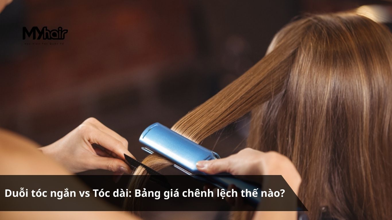 Duỗi tóc ngắn vs Tóc dài Bảng giá chênh lệch thế nào