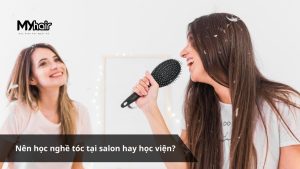 Nên học nghề tóc tại salon hay học viện