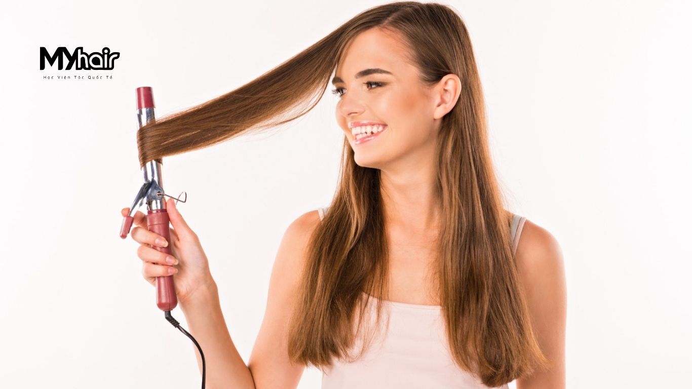 Quy trình duỗi tóc xoăn tự nhiên