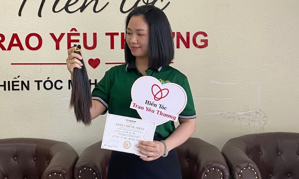 Nam giới, trẻ em có hiến tóc được không – Trẻ em có thể hiến tóc đã nhuộm hoặc uốn không?