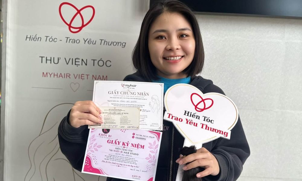 Tóc nhuộm, uốn, duỗi cần bao nhiêu cm?