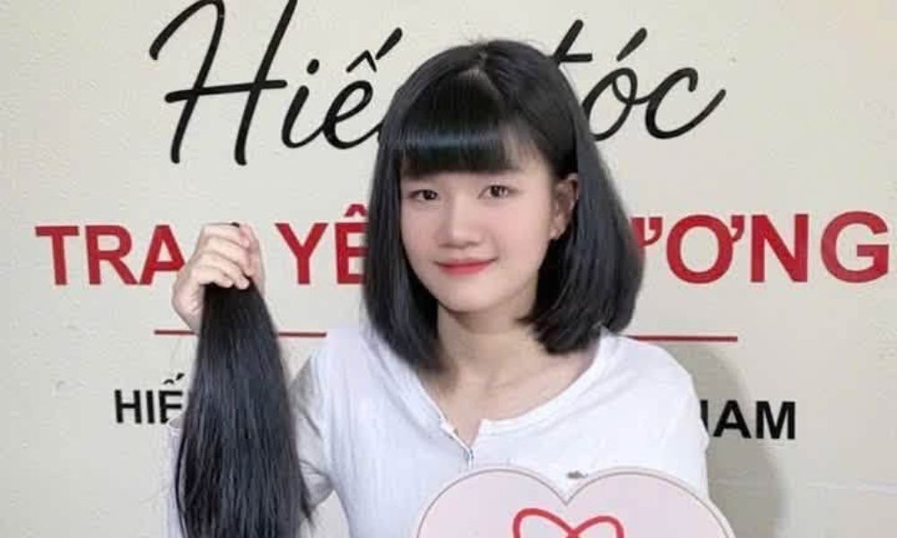 Tóc đã cắt sẵn chưa buộc có hiến được không?