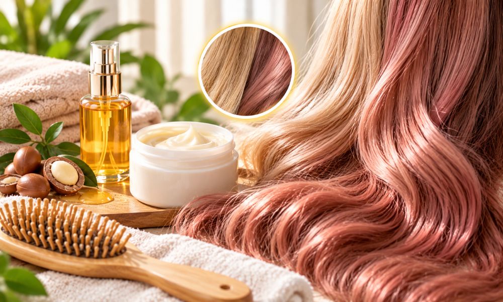 Cách dưỡng tóc sau nhuộm giúp giảm khô xơ, gãy rối