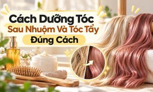 Cách Dưỡng Tóc Sau Nhuộm Và Tóc Tẩy Đúng Cách