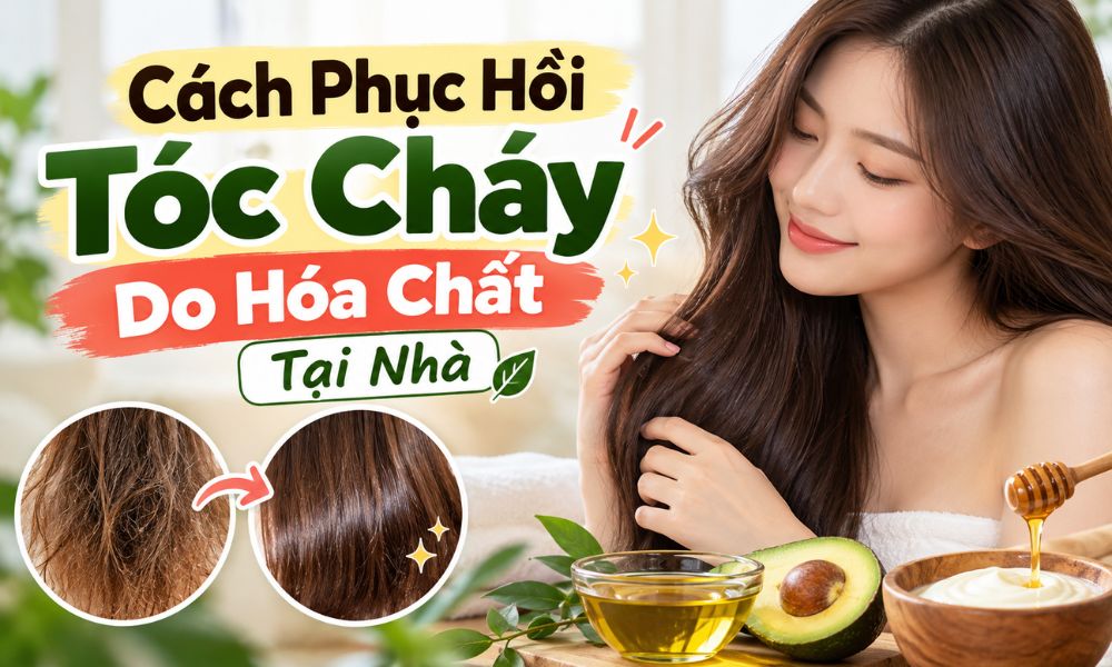 Cách Phục Hồi Tóc Cháy Do Hóa Chất Tại Nhà