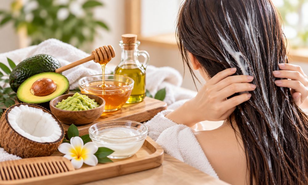 Cách ủ tóc khô xơ sau khi uốn nhuộm tại nhà