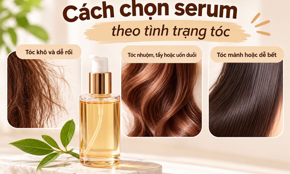 Cách chọn serum theo tình trạng tóc
