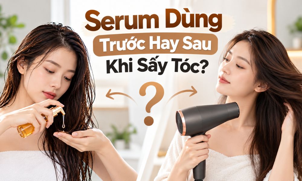 Serum Dùng Trước Hay Sau Khi Sấy Tóc?