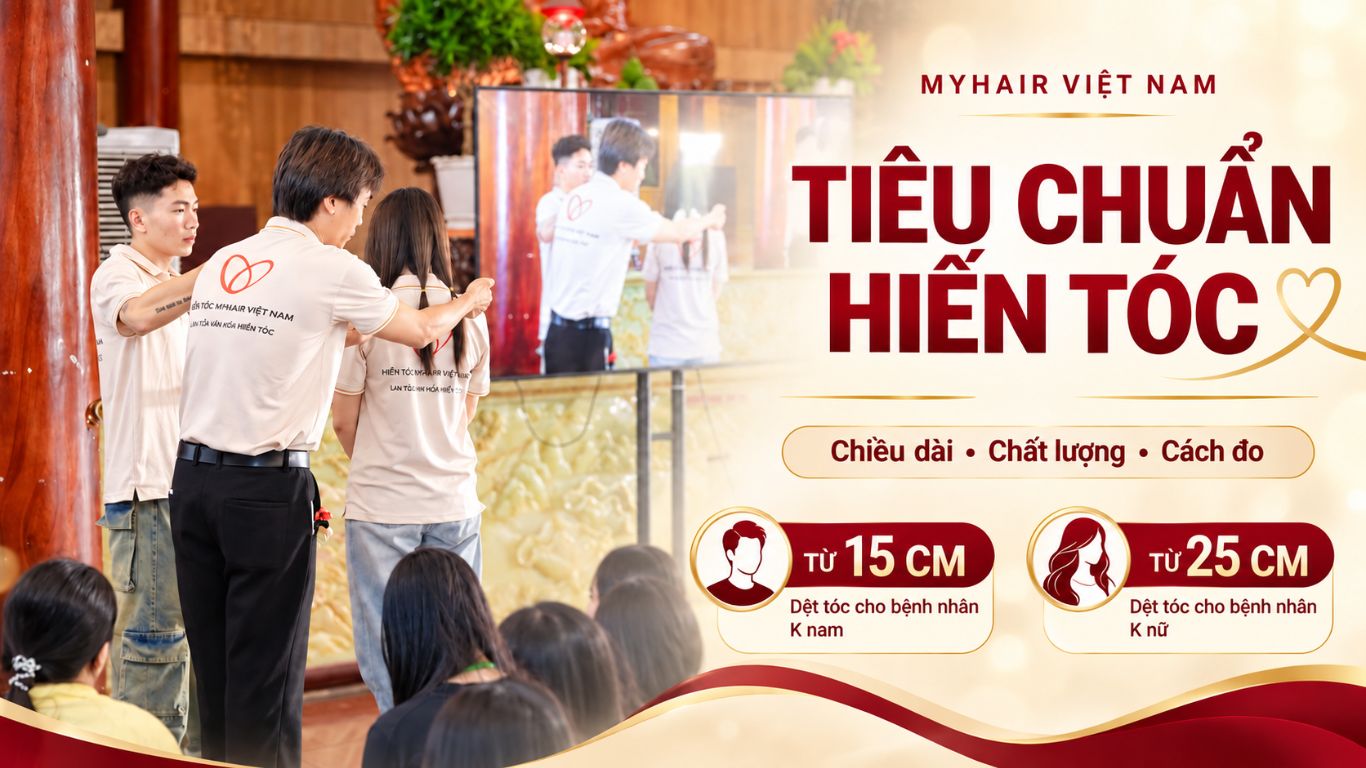 Tiêu chuẩn hiến tóc Myhair Việt Nam