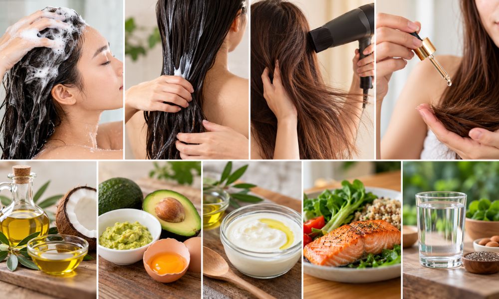 Cách phục hồi tóc khô xơ tại nhà