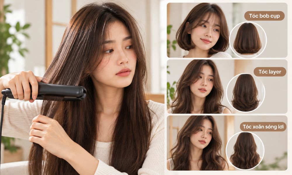 Có nên duỗi tóc xù không?