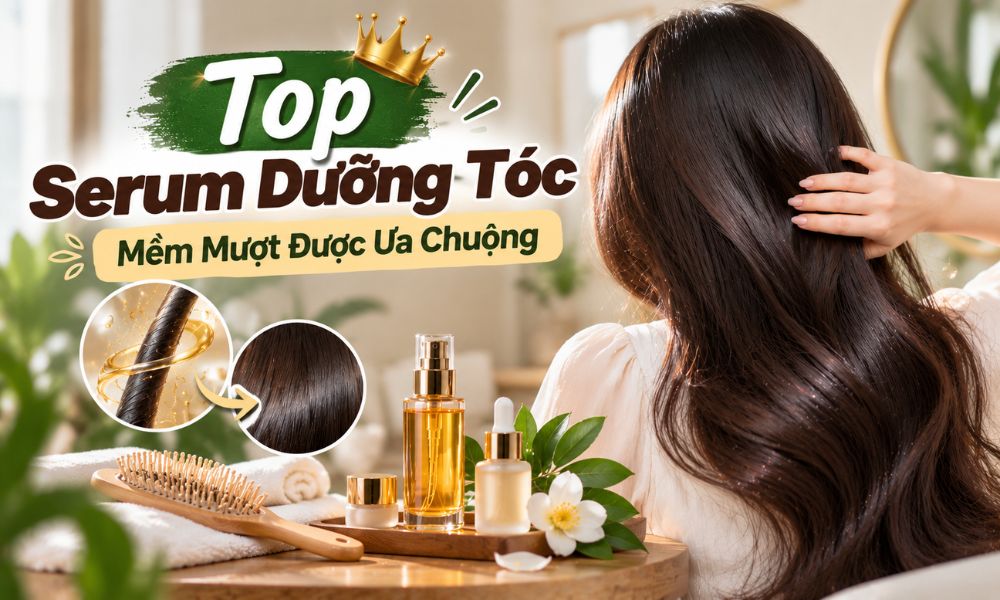 Top Serum Dưỡng Tóc Mềm Mượt Được Ưa Chuộng
