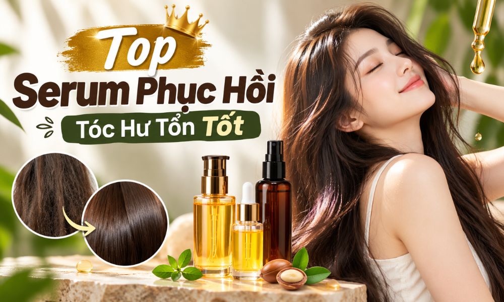 Top Serum Phục Hồi Tóc Hư Tổn Tốt Đáng Tham Khảo
